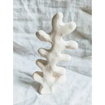 Sculpture Algue Blanche