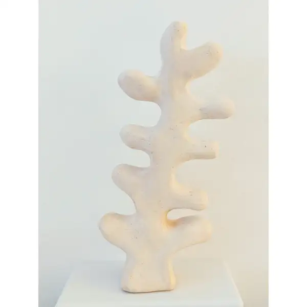 Sculpture Algue Blanche